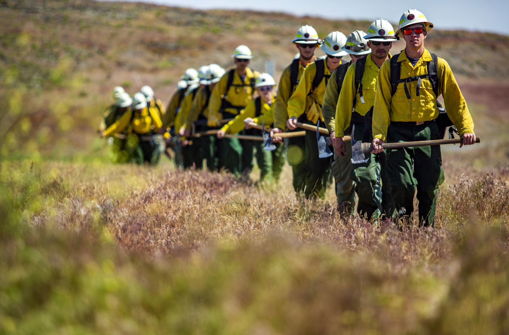 BLM firefighters train for upcoming season